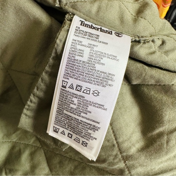 Timberland Mt. Kelsey Fleece Lined Parka Womens Sz Small Winter Coat - Picture 12 of 16